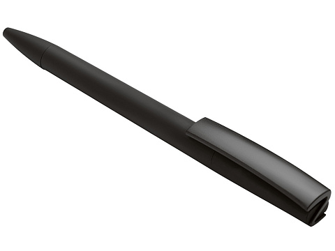 Ручка пластиковая soft-touch шариковая Zorro, черный - рис 5.