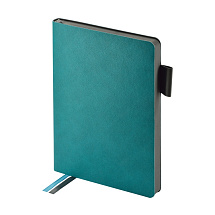 Ежедневник А5 датированный Boston 2027, морская волна с серым обрезом