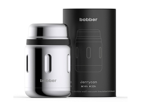 Термос для еды, вакуумный, бытовой, тм bobber. Объем 0.7 литра. Артикул Jerrycan-700 Glossy