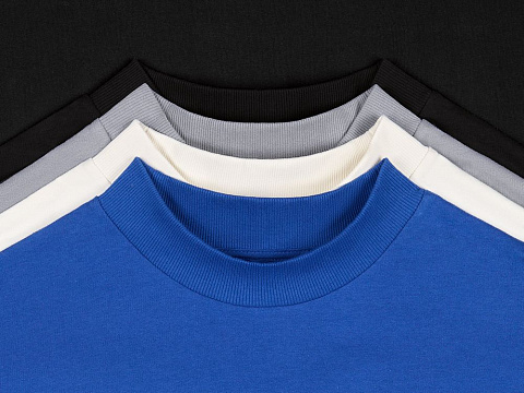 Футболка оверсайз унисекс T9, серая - рис 5.