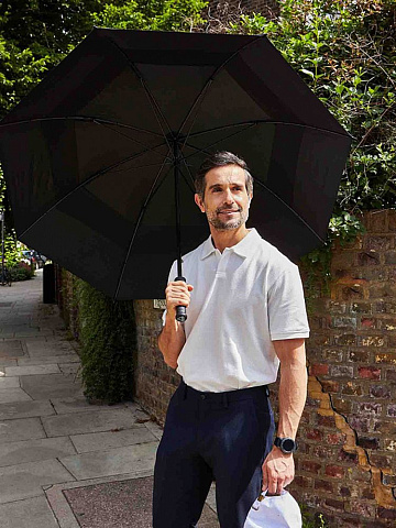 Зонт-трость Stormshield, черный - рис 6.