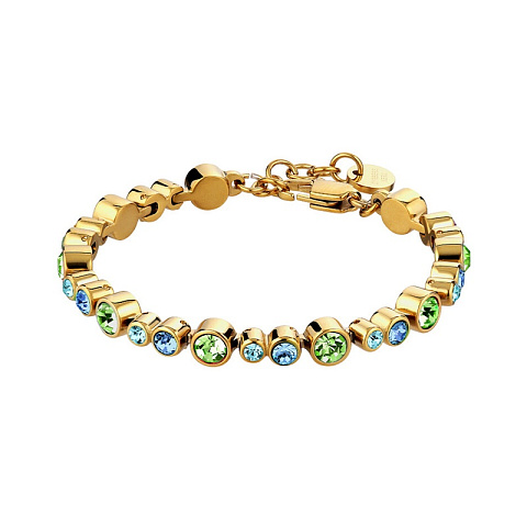 Браслет TERESIA SG AQUA/GREEN Dyrberg Kern 420110