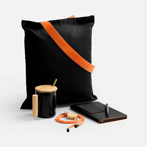 Набор Trait Office, черный с оранжевым - рис 2.