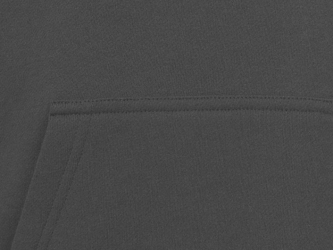 Толстовка с капюшоном оверсайз Berlin унисекс, темно-серый - рис 13.