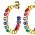 Серьги HOLLY SG RAINBOW Dyrberg Kern 390110 - миниатюра - рис 3.