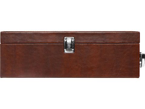 Набор аксессуаров для вина в подарочной коробке Fabrizio, коричневый - рис 5.