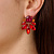 Серьги DRAGO SG RED / PINK Dyrberg Kern 470064 - миниатюра - рис 2.