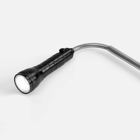 Телескопический фонарь с магнитом Flexion, ver.2, черный - рис 8.