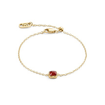 Браслет Red agate (January) Coeur de Lion 1301/30-0300