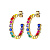 Серьги HOLLY SG RAINBOW Dyrberg Kern 390110 - миниатюра