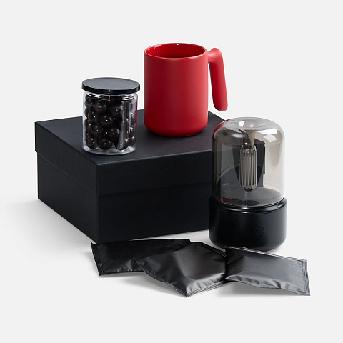 Набор «Микроклимат», черный с красным - рис 2.