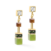 Серьги Brown-Olive