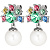 Серьги VERONICA SS PASTEL MULTI Dyrberg Kern 440003 - миниатюра - рис 4.