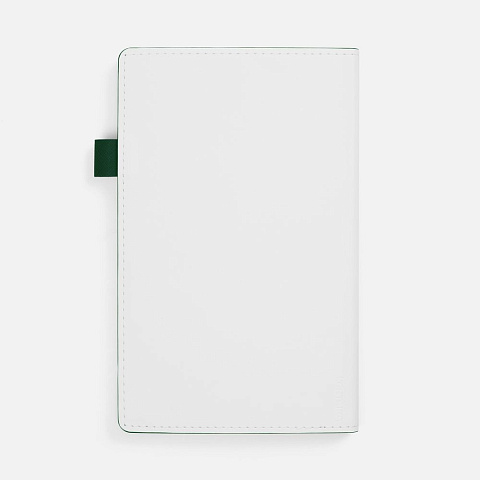 Ежедневник White Shall, недатированный, бело-зеленый - рис 3.