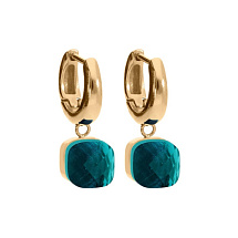 Серьги FIRENZE (G) Blue Zircon Qudo 107001/20-4601