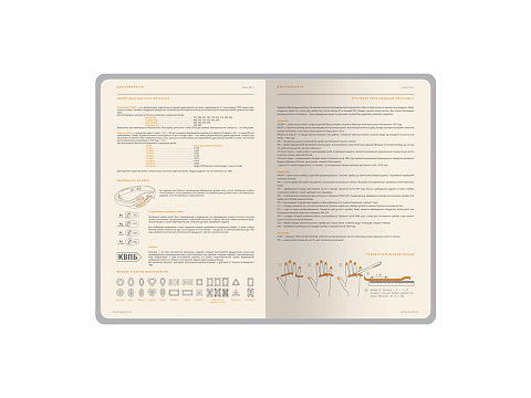 Ежедневник А5 датированный Boston 2027, коричневый с салатовым обрезом - рис 6.