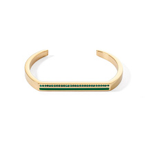 Браслет Dark Green-Gold 16