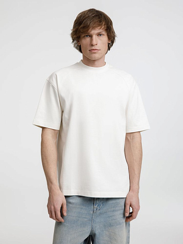 Футболка оверсайз унисекс Sideline, молочно-белая - рис 2.