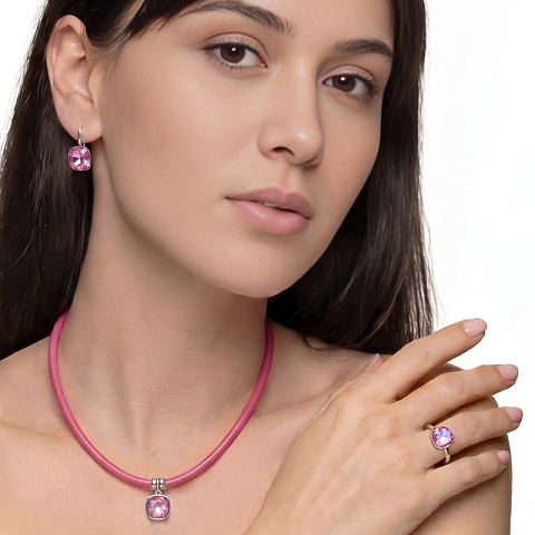 Серьги Lotus Pink Delite - рис 3.