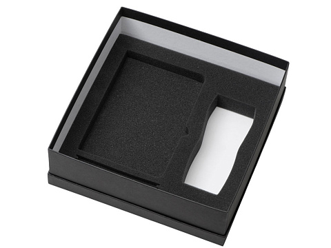 Подарочный набор с блокнотом С3, металлической ручкой и термокружкой, красный - рис 4.