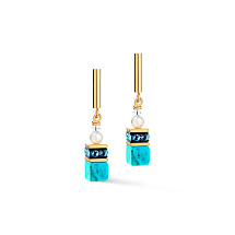 Серьги Turquoise-Gold Coeur de Lion *5086/21-0616