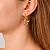 Серьги LIBRA SG GOLDEN Dyrberg Kern 450012 - миниатюра - рис 2.
