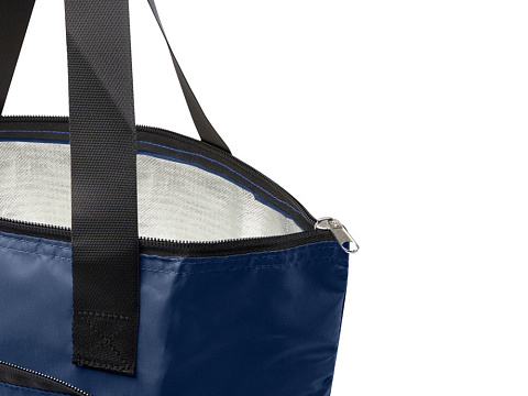 EcoFold Складная сумка-холодильник из RPET 15 л - Темно - синий - рис 4.