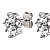 Серьги BILLIS SS CRYSTAL Dyrberg Kern 460047 - миниатюра - рис 3.