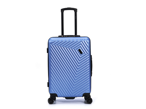 Чемодан TORBER ЛАМА, синий, ABS-пластик, 43 х 25,5 х 67 см, 62 л - рис 3.