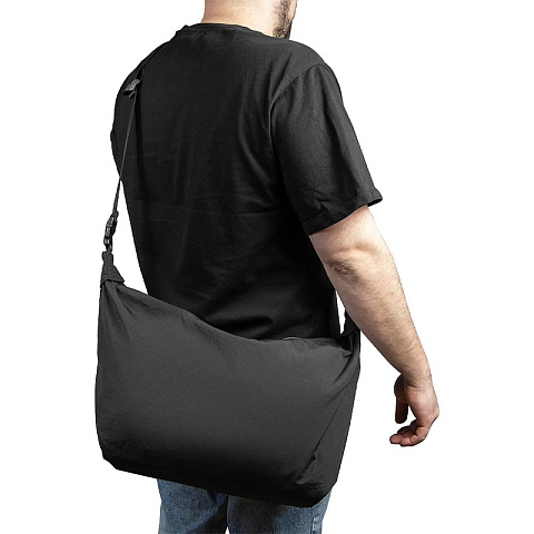 Сумка нейлоновая Messenger Bag Comfort Travel, чёрный - рис 3.