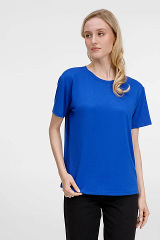 Футболка унисекс Senti, ярко-синяя - рис 6.