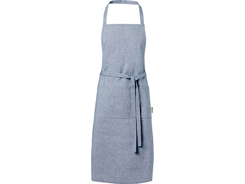 Pheebs 200 g/m2 recycled cotton apron, синий