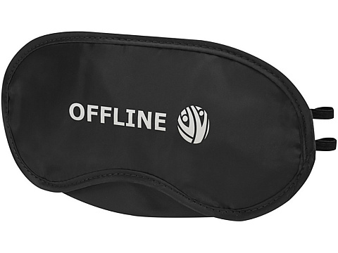 Маска для глаз Traveler (Путешественник)- сплошной черный - рис 6.