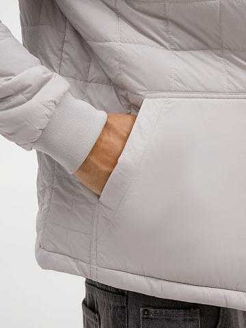 Куртка унисекс Warmbridge, светло-серая - рис 12.