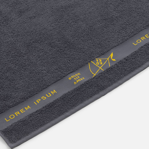 Полотенце на заказ Surpass с логотипом в бордюре, большое - рис 2.