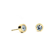Пусеты Sky Blue 6х3 Fiore Luna SWE126 BS G