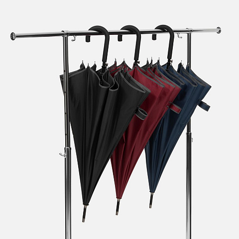 Зонт-трость Abrego, черный - рис 9.