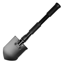 Складная лопата c чехлом Spade, черный