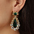 Серьги LUCIA SG GREEN Dyrberg Kern 390068 - миниатюра - рис 2.