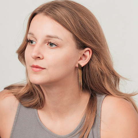 Серьги Fiore Luna AWE3004-G - рис 4.
