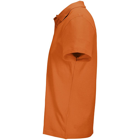 Рубашка поло унисекс Pulse, оранжевая - рис 4.