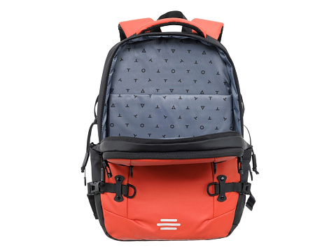 Рюкзак спортивный TORBER ЭКСТРИМ 18, оранжевый/чёрный, 31 х 12 х 46 см, 17л - рис 6.