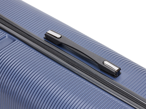 Чемодан TORBER ОНЕГА, синий, ABS-пластик, 79,5 х 51 х 29 см, 103 л - рис 9.