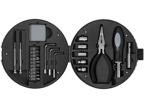 Набор из 25 инструментов Tire, черный/серебристый (Р) - рис 3.