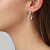 Серьги ESPRIT SS CRYSTAL Dyrberg Kern 480098 - миниатюра - рис 3.