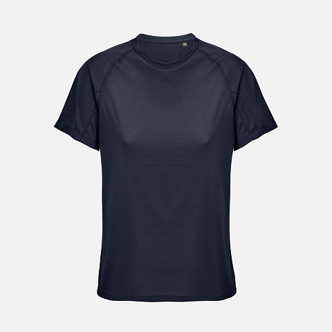 Футболка спортивная женская Vortex Women, темно-синяя - рис 2.