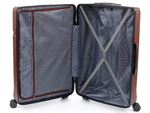 Чемодан TORBER ОНЕГА, бордовый, ABS-пластик, 69,5 х 46 х 26 см, 69 л - рис 3.