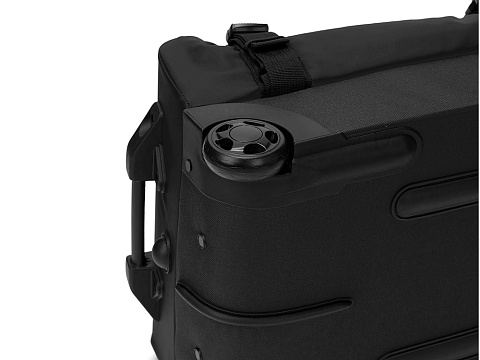 Сумка на колесах TORBER РИТМ, черный, полиэстер 900D с PU покрытием, 47 х 34 х 21,5 см, 32 л - рис 7.