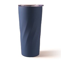 Термокружка FAMILY RADMIR, soft touch (Тёмно-синий)