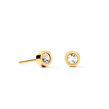 Пусеты Crystal-Gold Coeur de Lion 0227/21-1816